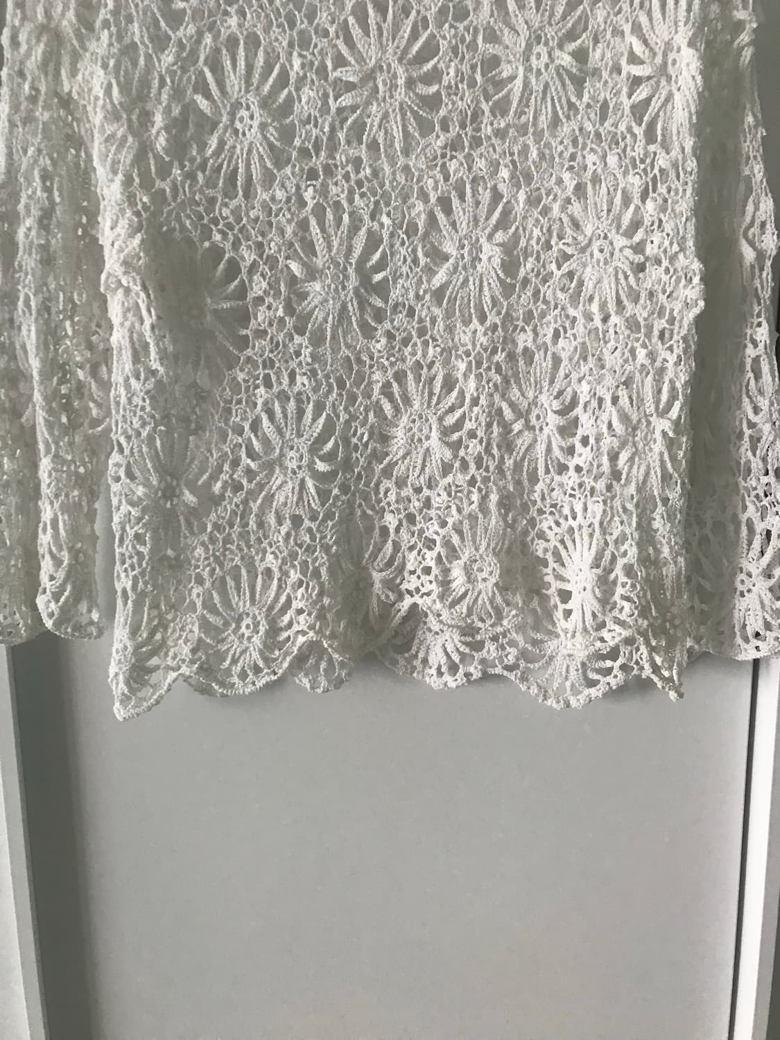 vintage ivory net top 상품이미지10
