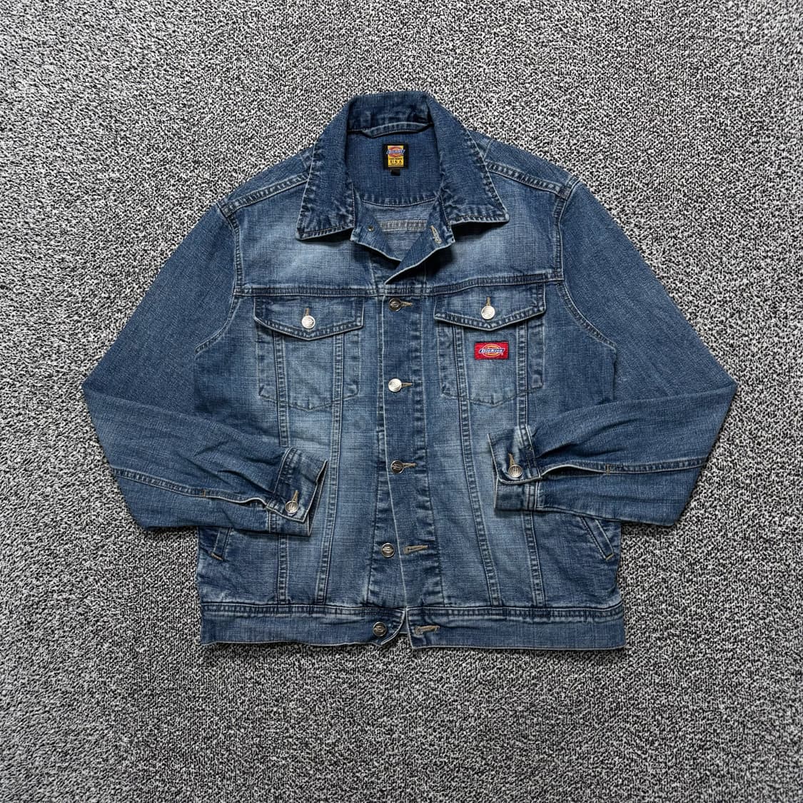 Name : 디키즈 USA 90's 후면 빅로고 데님 청자켓 :) 상품이미지2