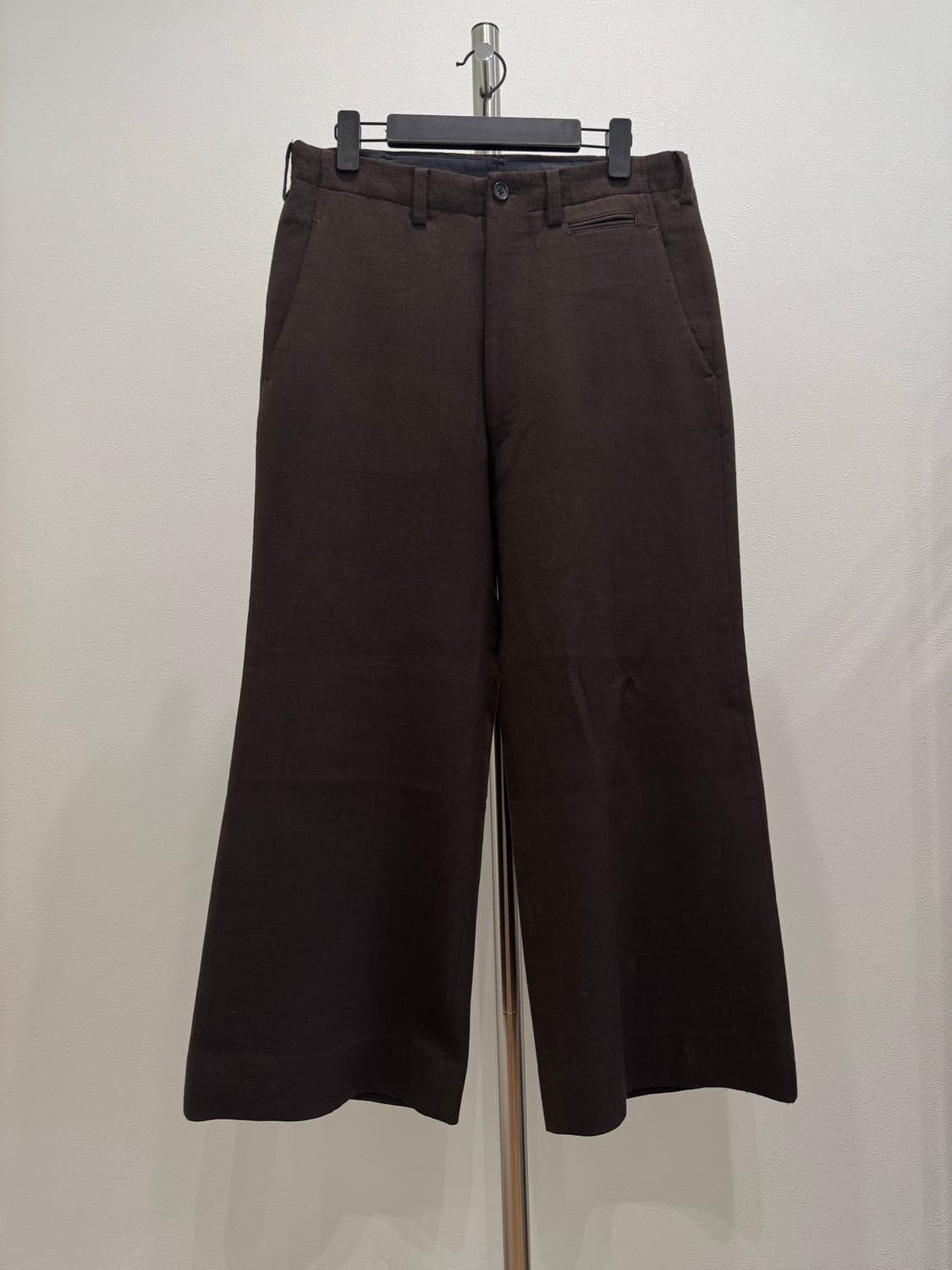 요지야마모토 뿌르옴므 00s 울 와이드 트라우저 상품이미지1