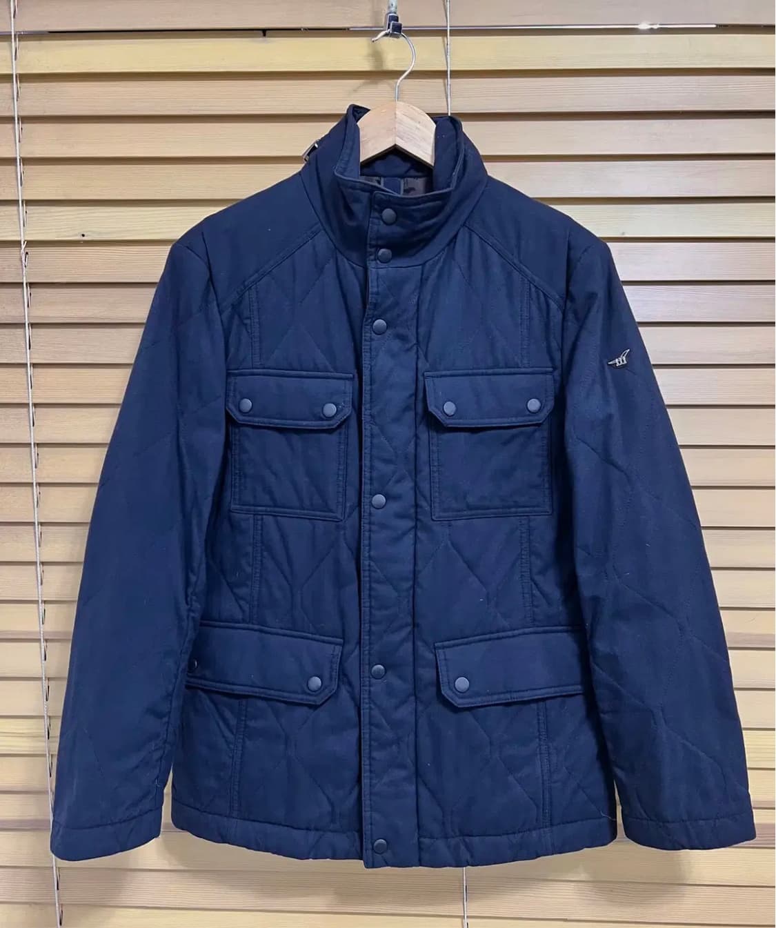 헨리코튼 남성 네이비 퀼팅자켓 누빔점퍼 상품이미지2