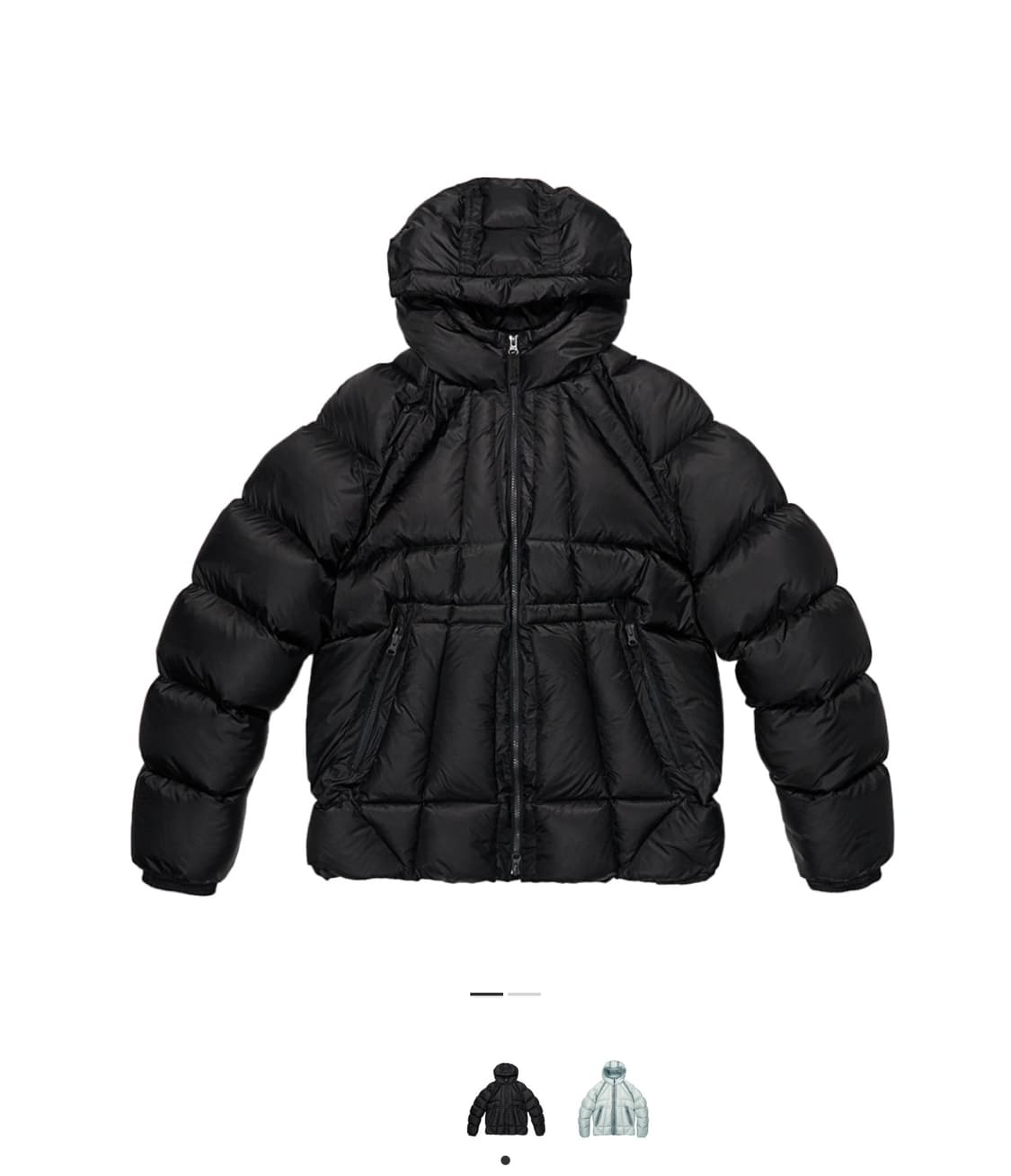 스키즘언듀싱 패딩 블랙 색상 L 사이즈 새상품 상품이미지1