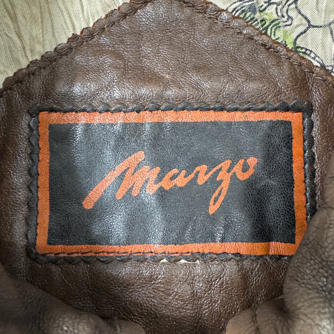 USA 빈티지 A2 리얼레더 양가죽 램스킨 성조기 가죽자켓  상품이미지8