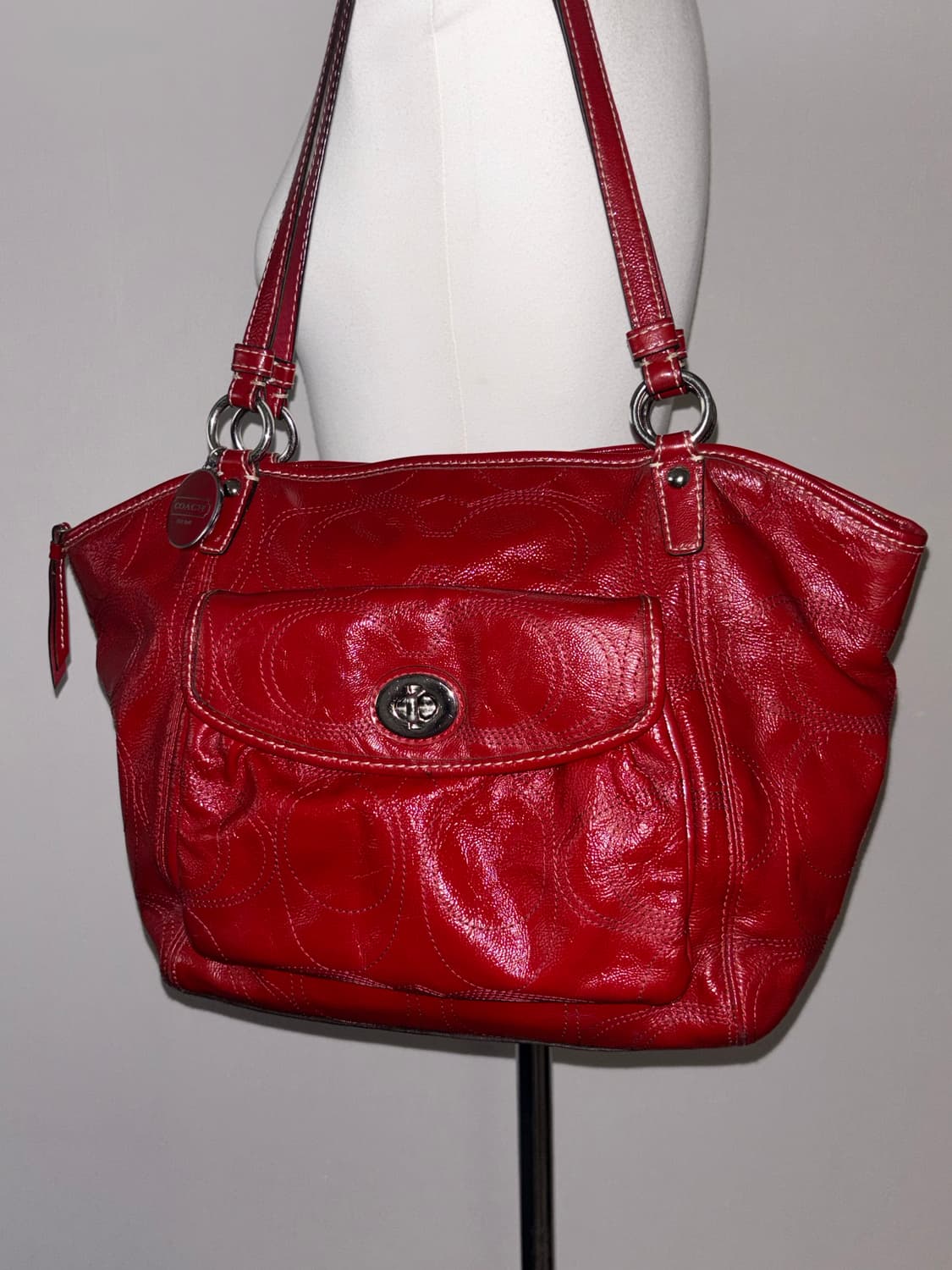 Coach vintage red shoulder bag 상품이미지1