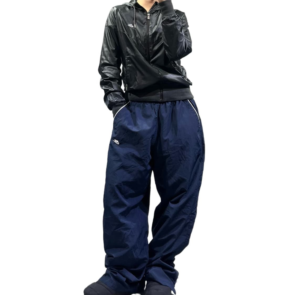 나이키 네이비 레터링 츄바 상품이미지2