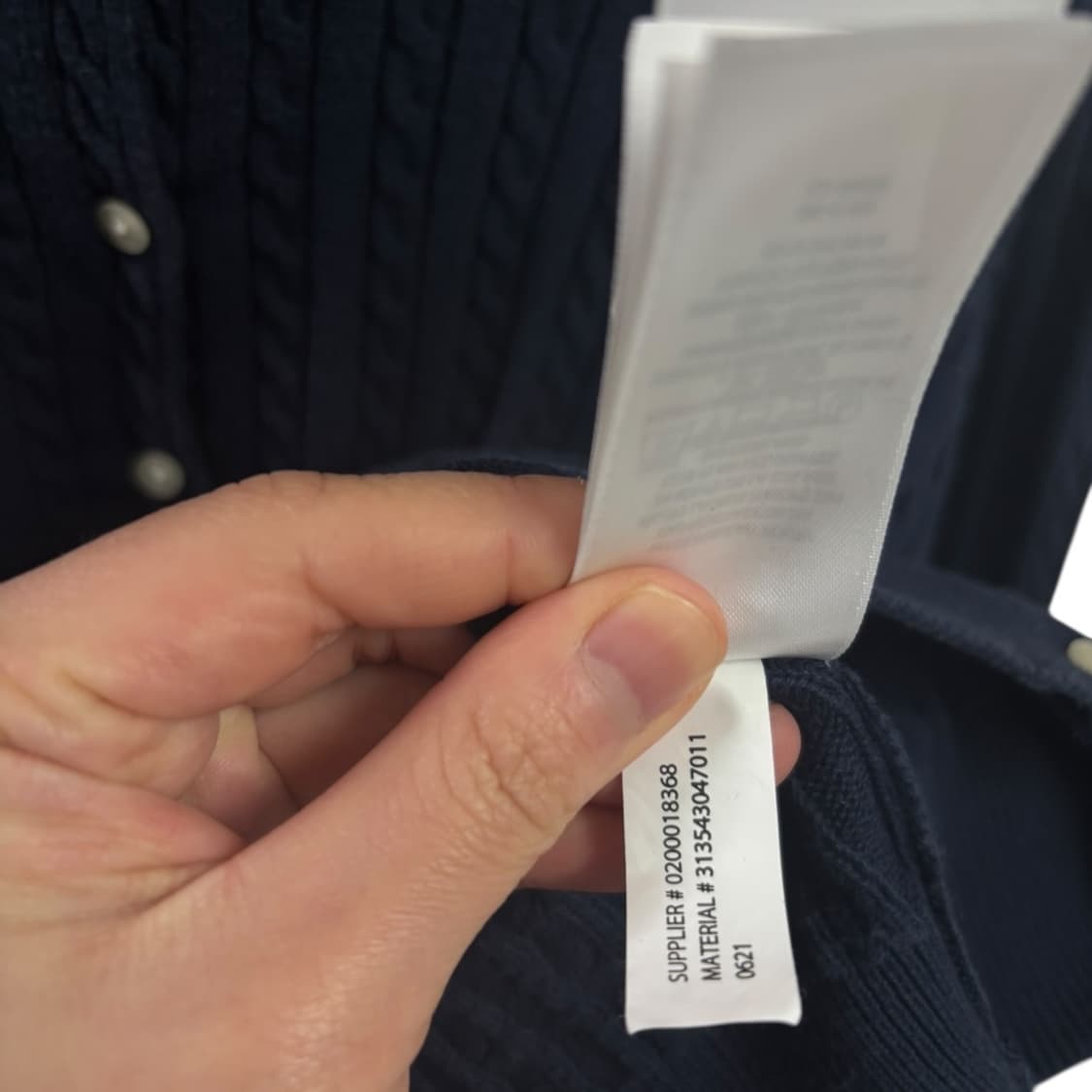 폴로랄프로렌 여성 케이블 가디건 상품이미지7