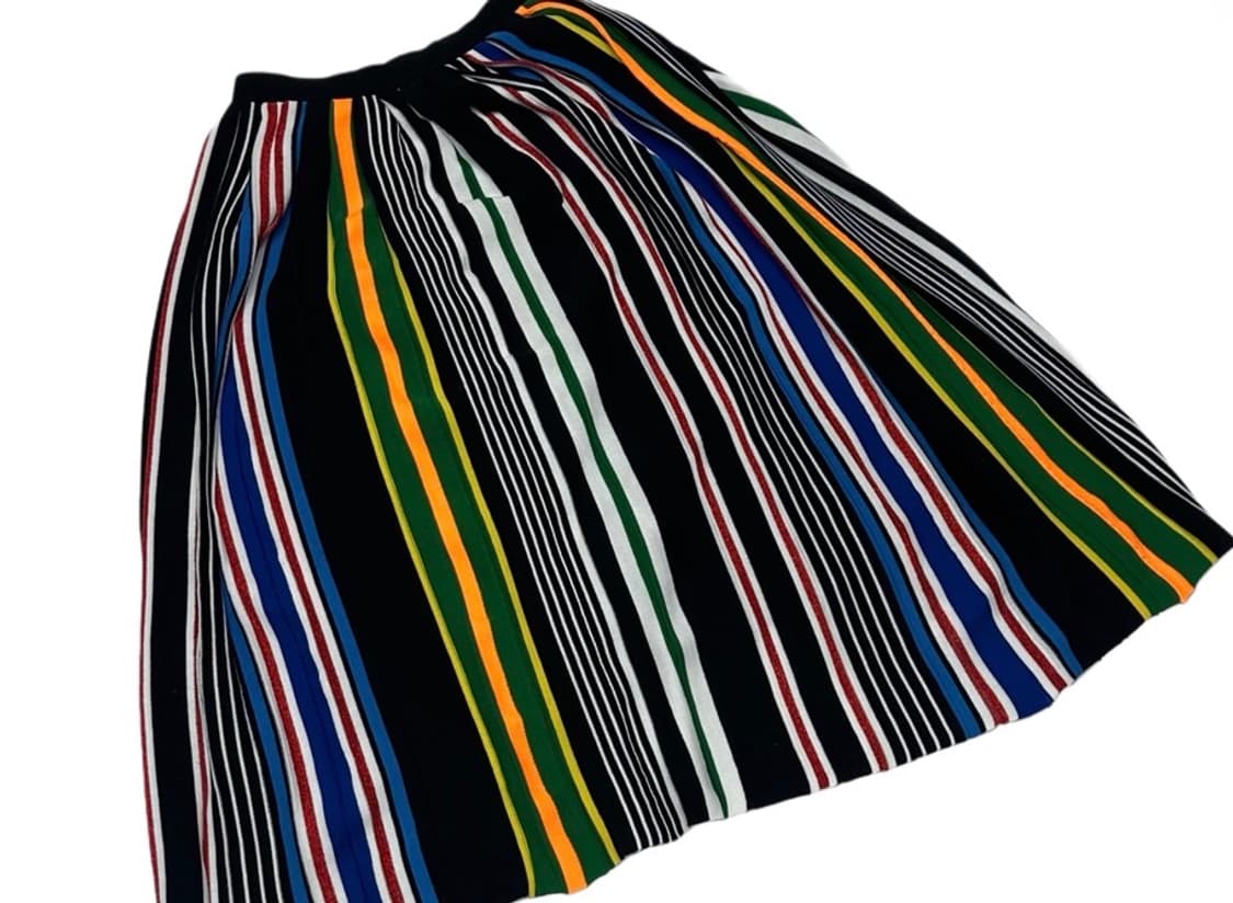 엔폴드 멀티컬러 미디스커트 38 Size 상품이미지2