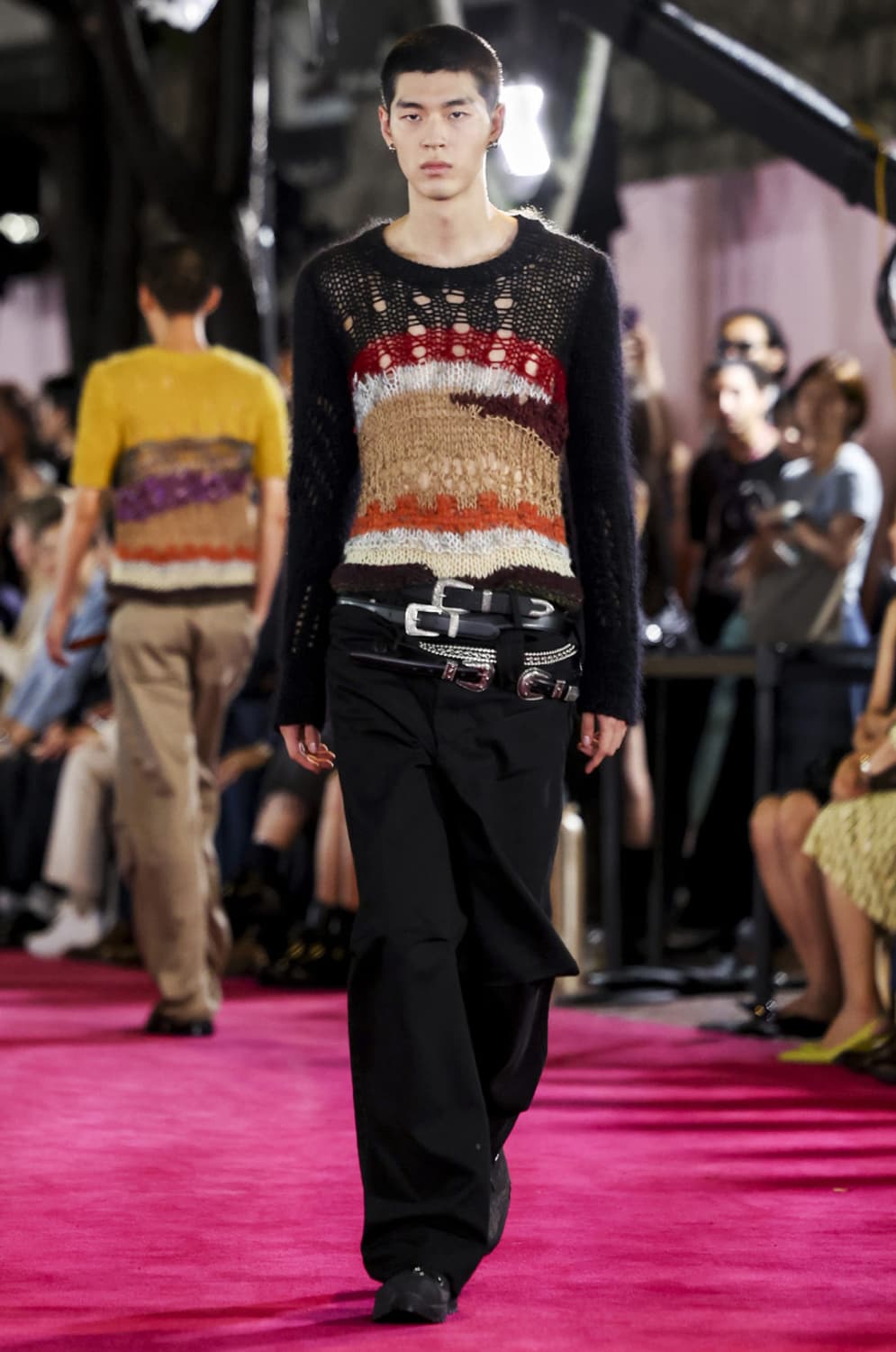 앤더슨벨 DOUBLE WAISTBAND WIDE-LEG TROUSER 상품이미지1