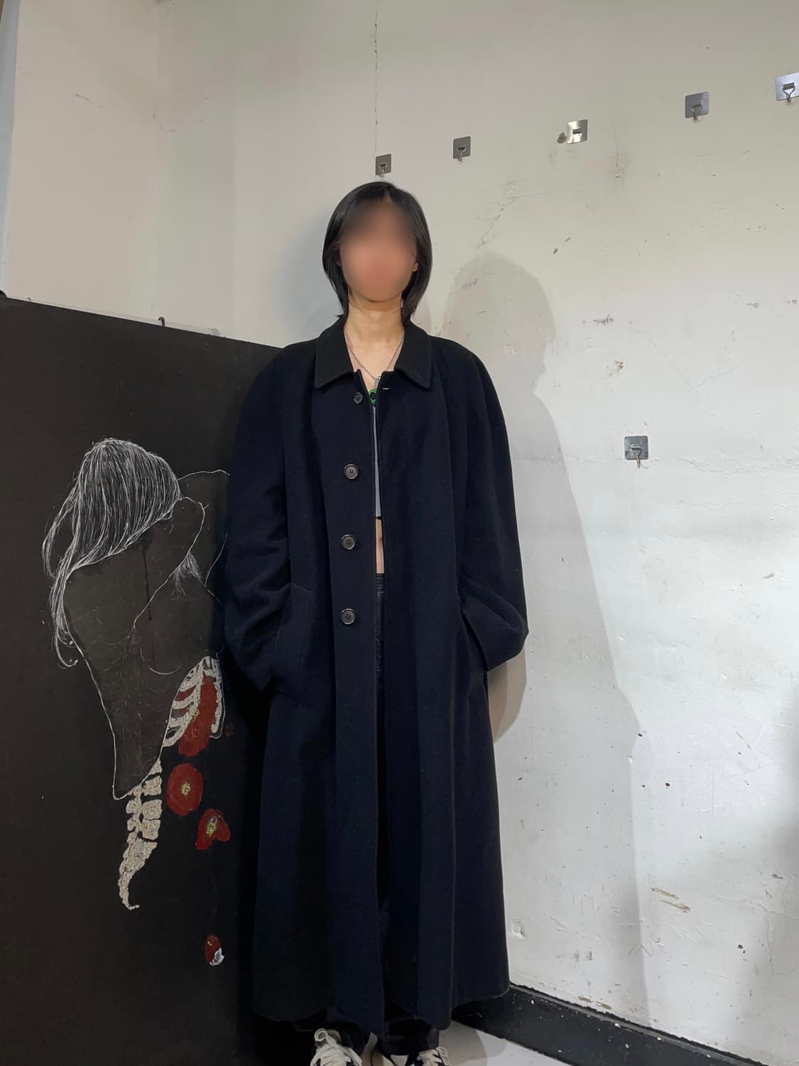 조르지오 아르마니 라나울 발마칸 싱글 코트 XL 상품이미지2