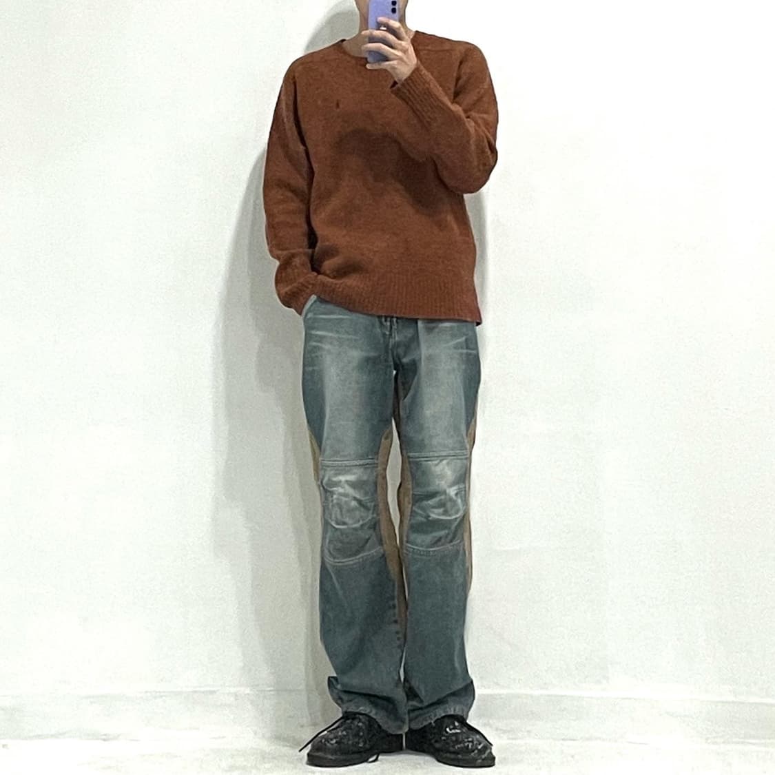 빈티지 바이컬러 팬츠  상품이미지4