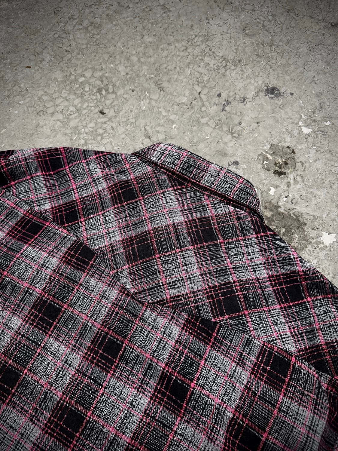 In The Attic – Pink Check Roll-Up Shirt 상품이미지8