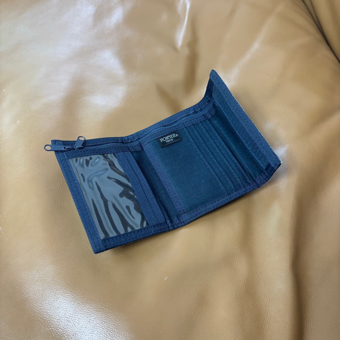 PORTER 포터 폴딩 월렛 지갑 워시드 캔버스 스모키 상품이미지4