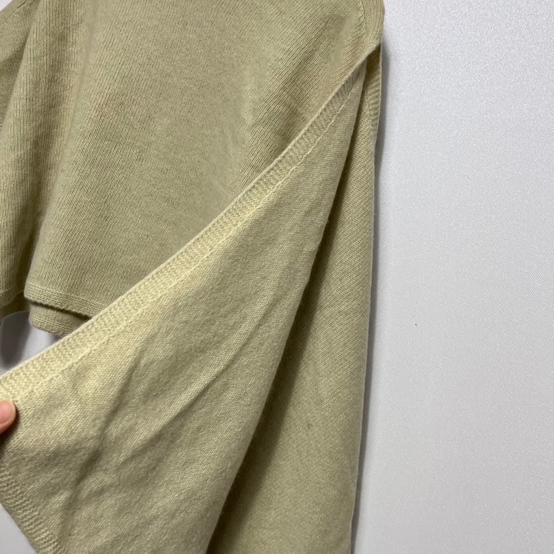 더 베리에 터틀넥 니트 망토 숄 m 상품이미지3