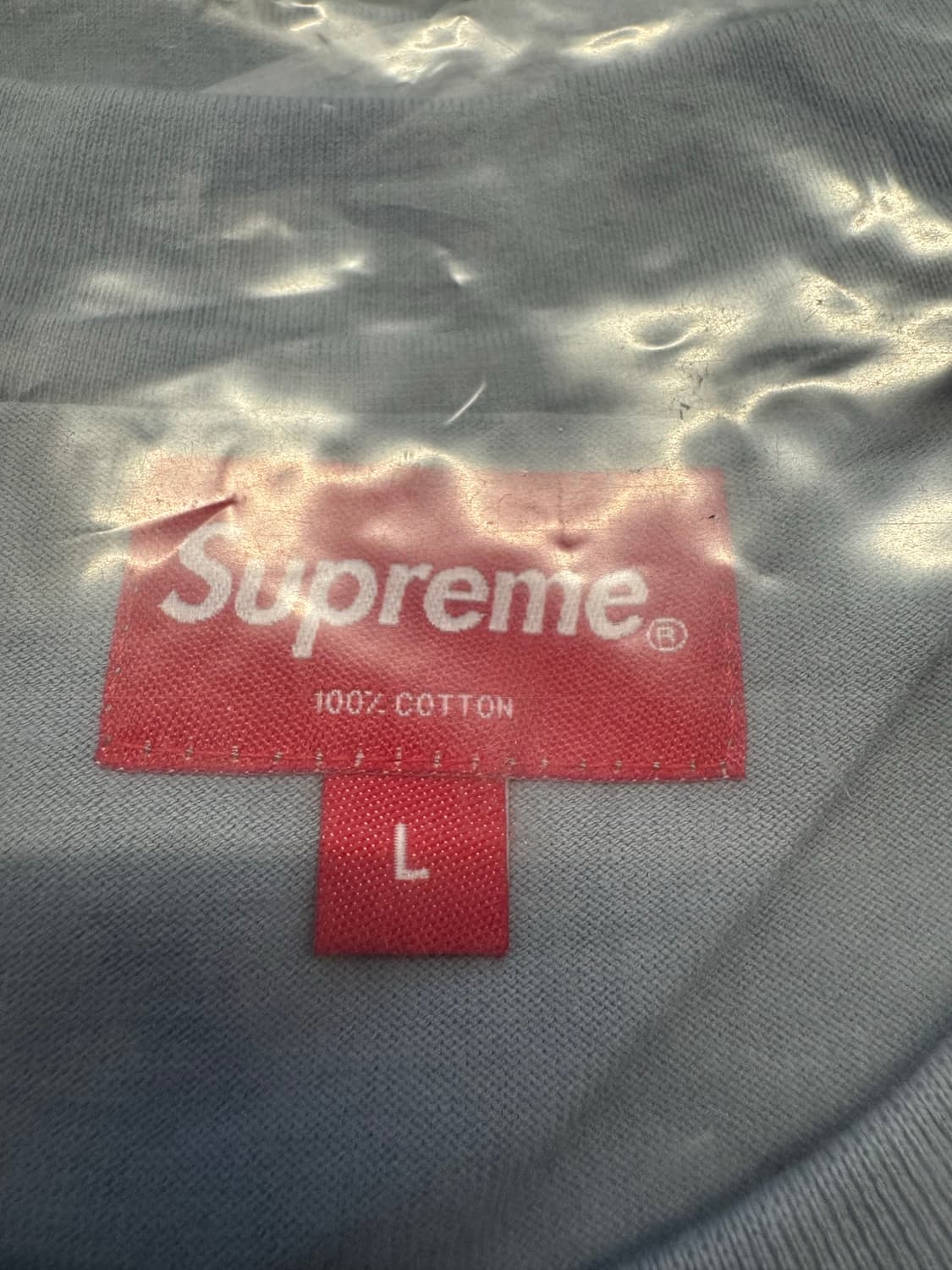 슈프림 스몰박스로고 롱슬리브 그레이 새상품 상품이미지4