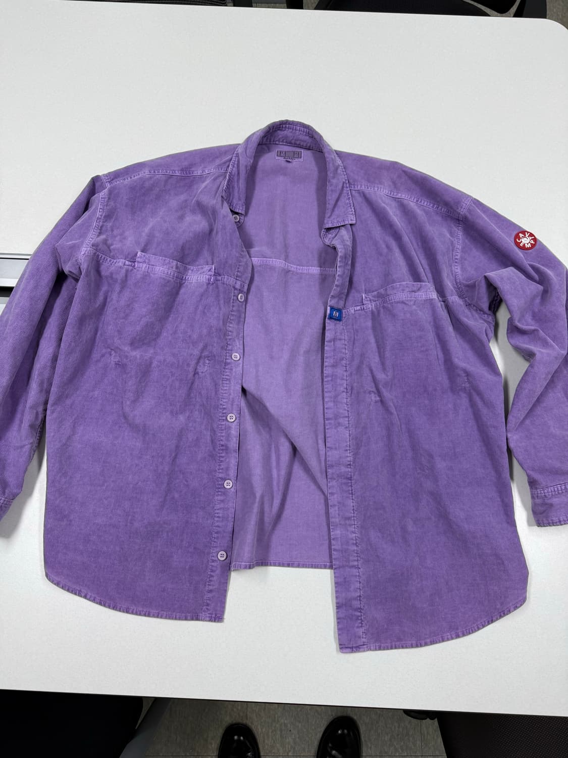 25SS 카브엠트 긴팔 셔츠 오버다이 코드 디자인 빅 CES27SH02  상품이미지1