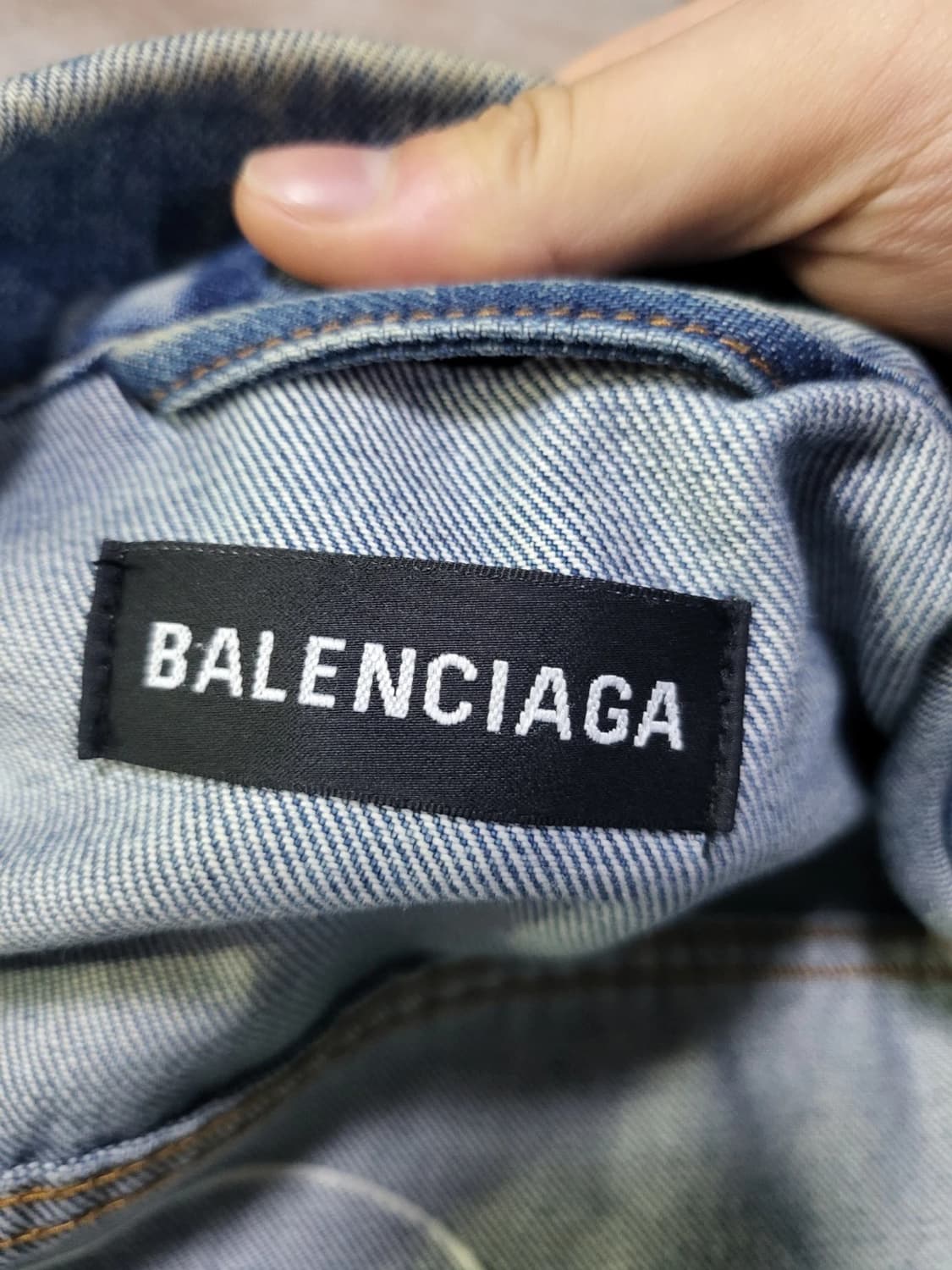 (46)발렌시아가 bb로고 청자켓 데님자켓 상품이미지4