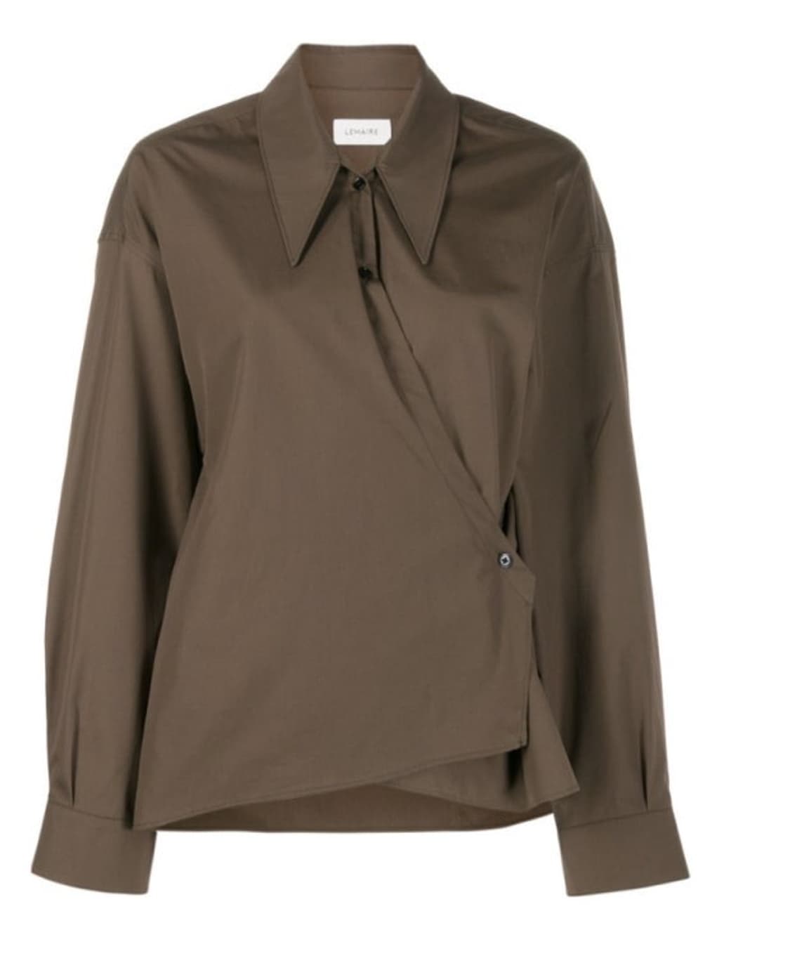 Lemaire 르메르 트위스트 셔츠 브라운 상품이미지1