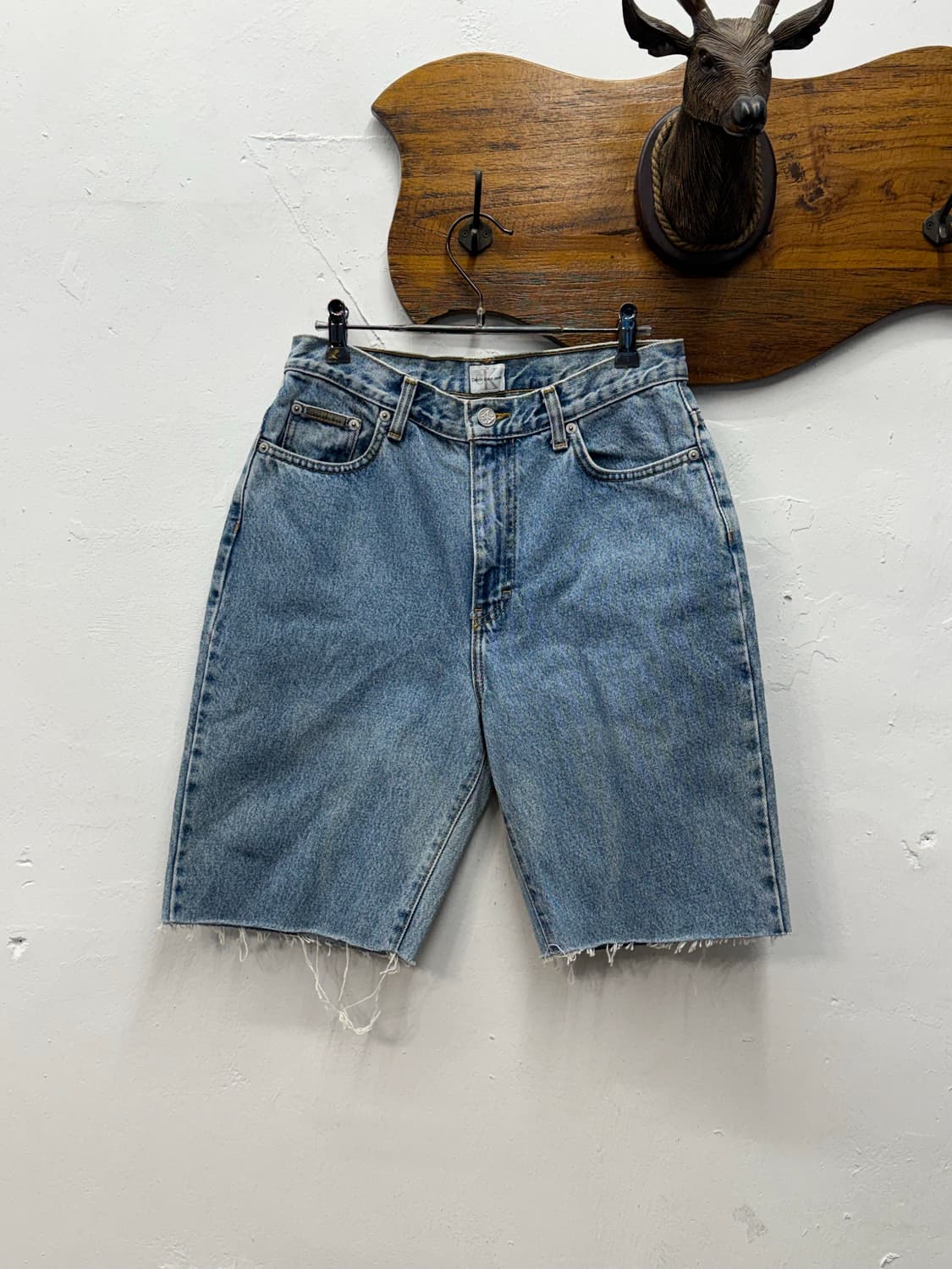 90s USA Calvin Klein Denim Shorts 상품이미지4