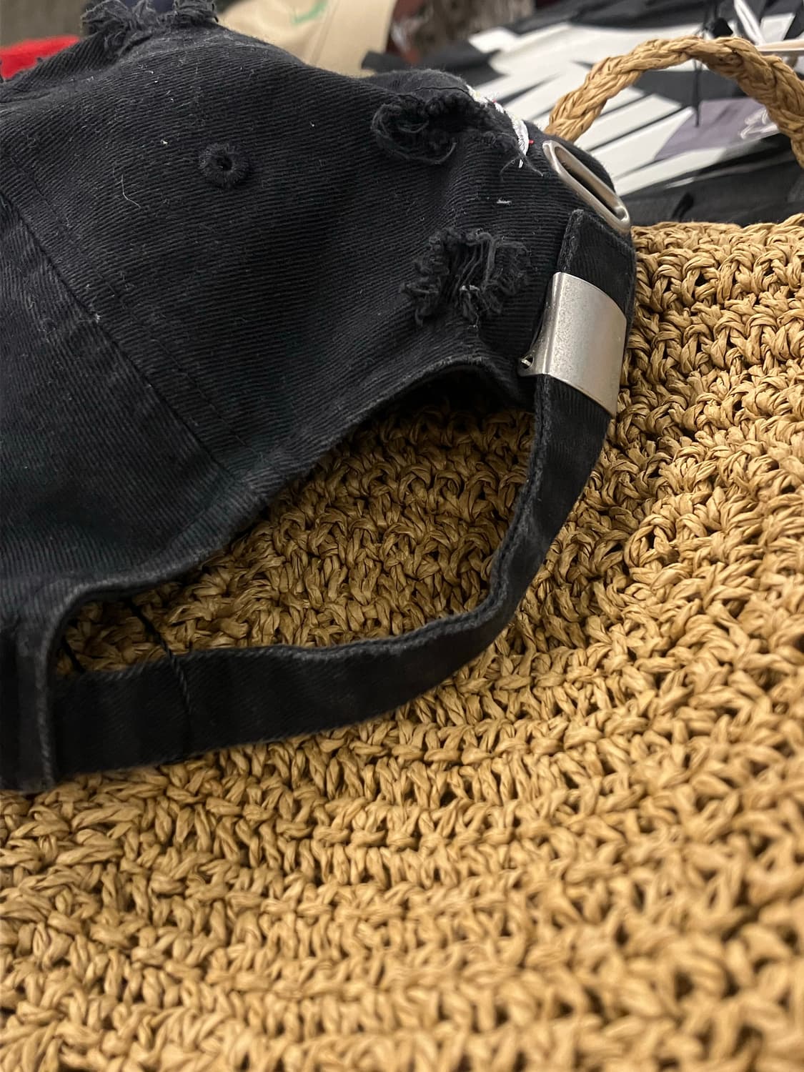 777 Fragile cap 볼캡 모자 블랙  #csz2130 상품이미지4