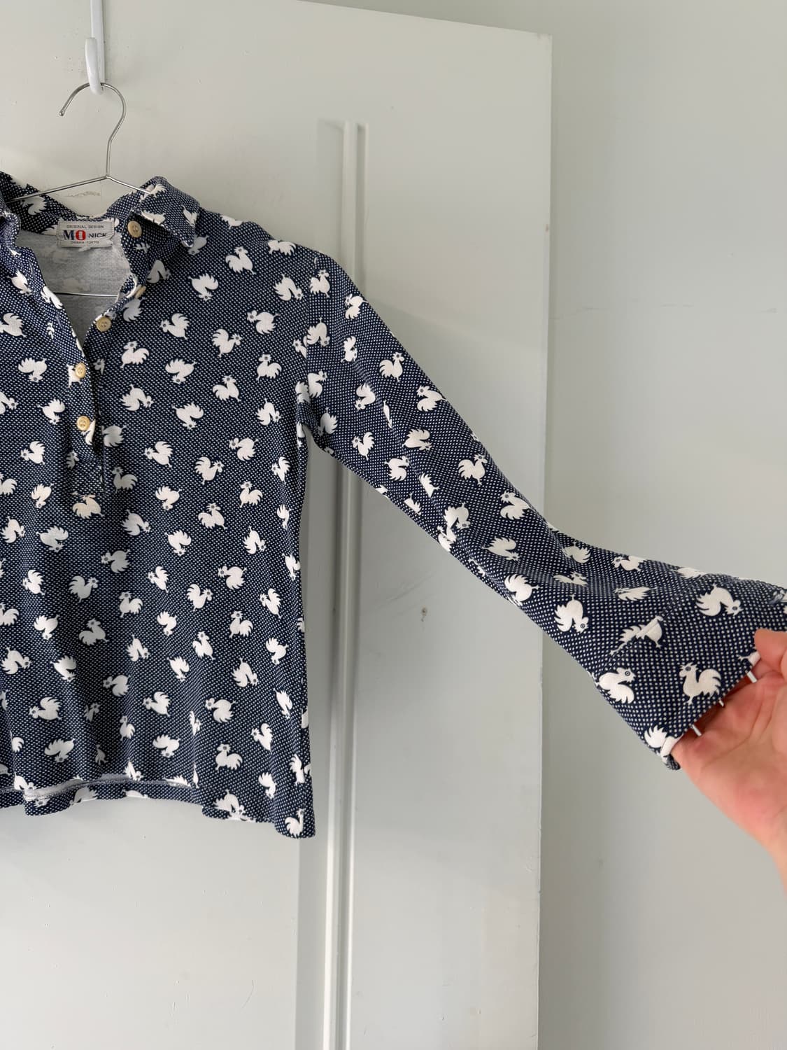 일본빈티지 패턴 카라 롱슬리브 상품이미지7