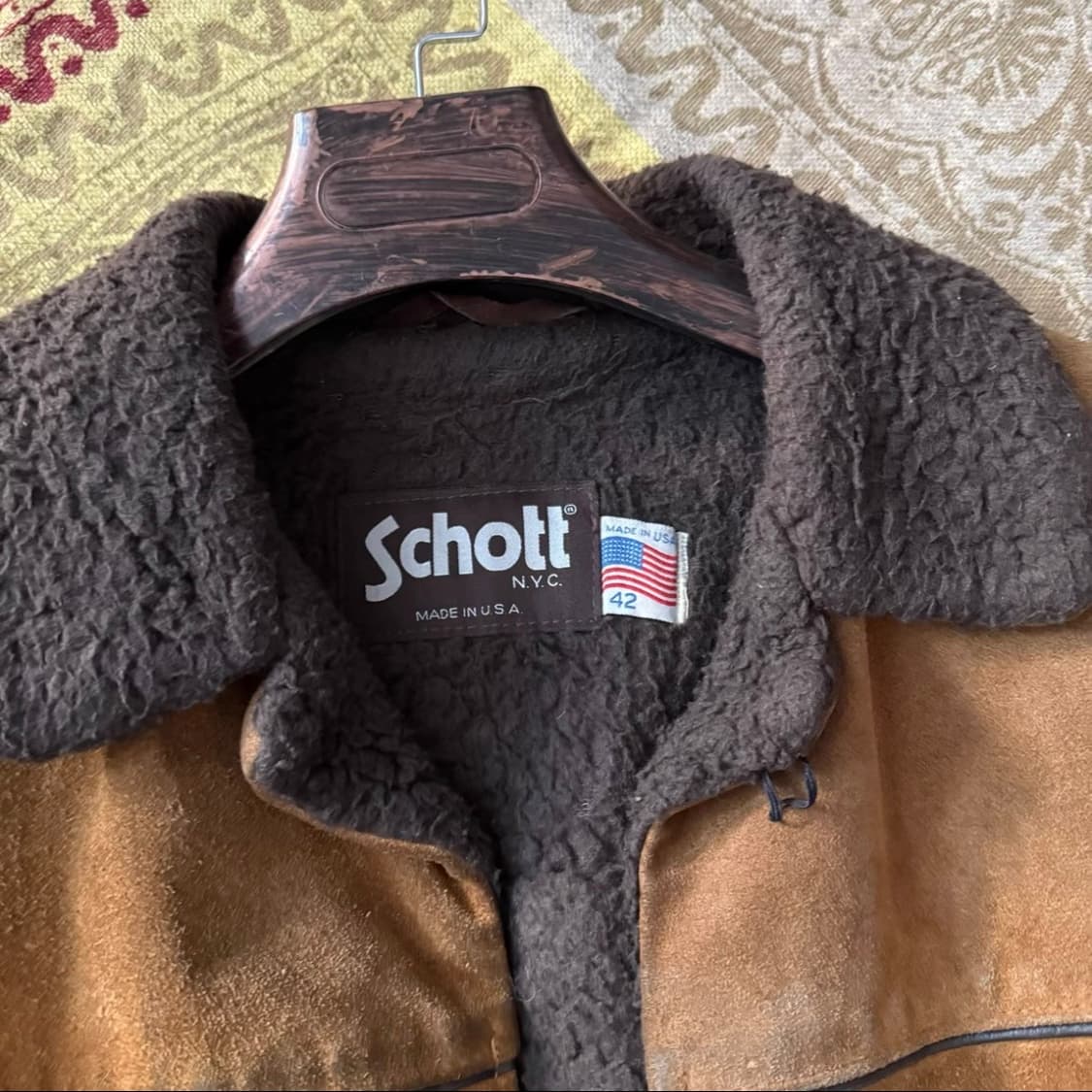  [Schott NYC] USA 빈티지 스웨이드 레더 자켓 상품이미지2