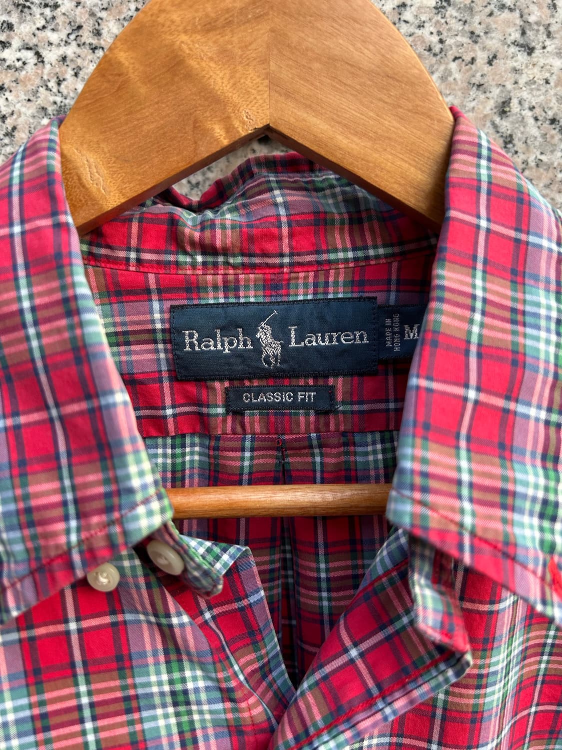 90‘s 폴로 타탄체크셔츠  상품이미지3