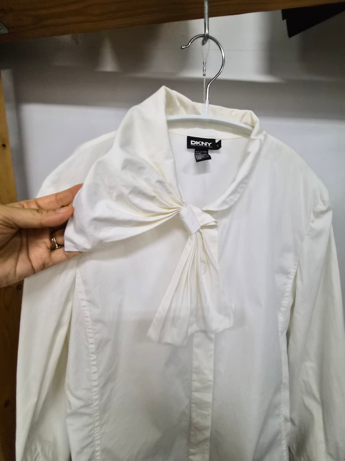 DKNY 셔츠 블라우스. 보브 데님스커트 상품이미지5