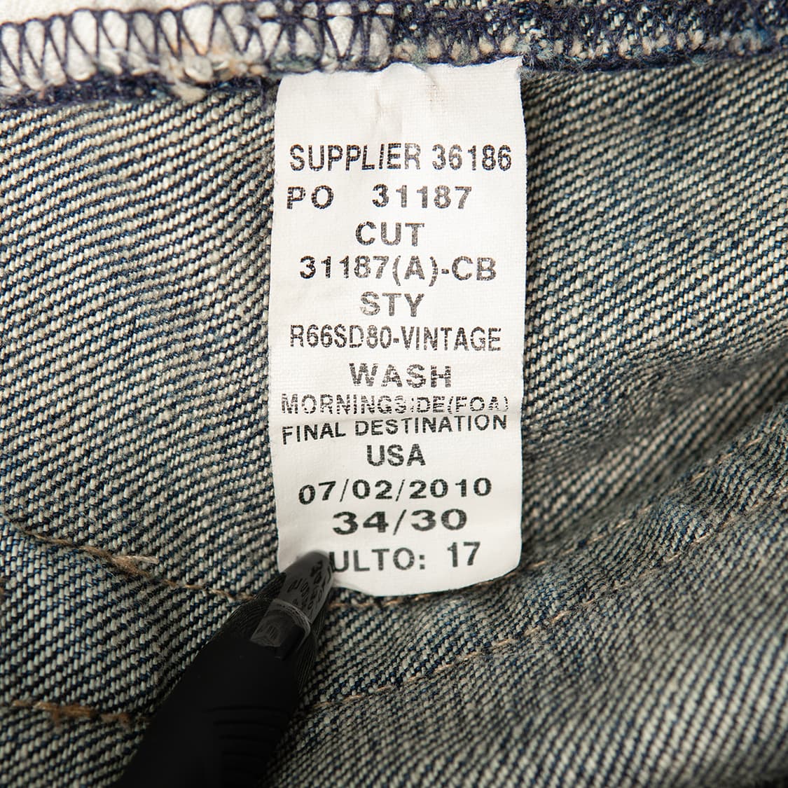 [35] 폴로 랄프로렌 Vintage 67 데님팬츠 루즈 스트레이트  상품이미지10