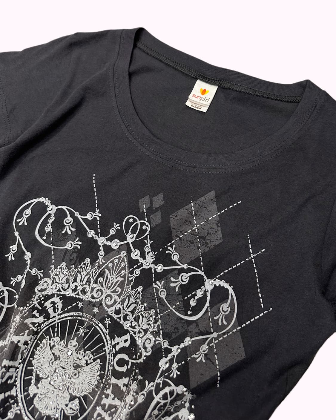 cubic argyle printing t-shirt 상품이미지2