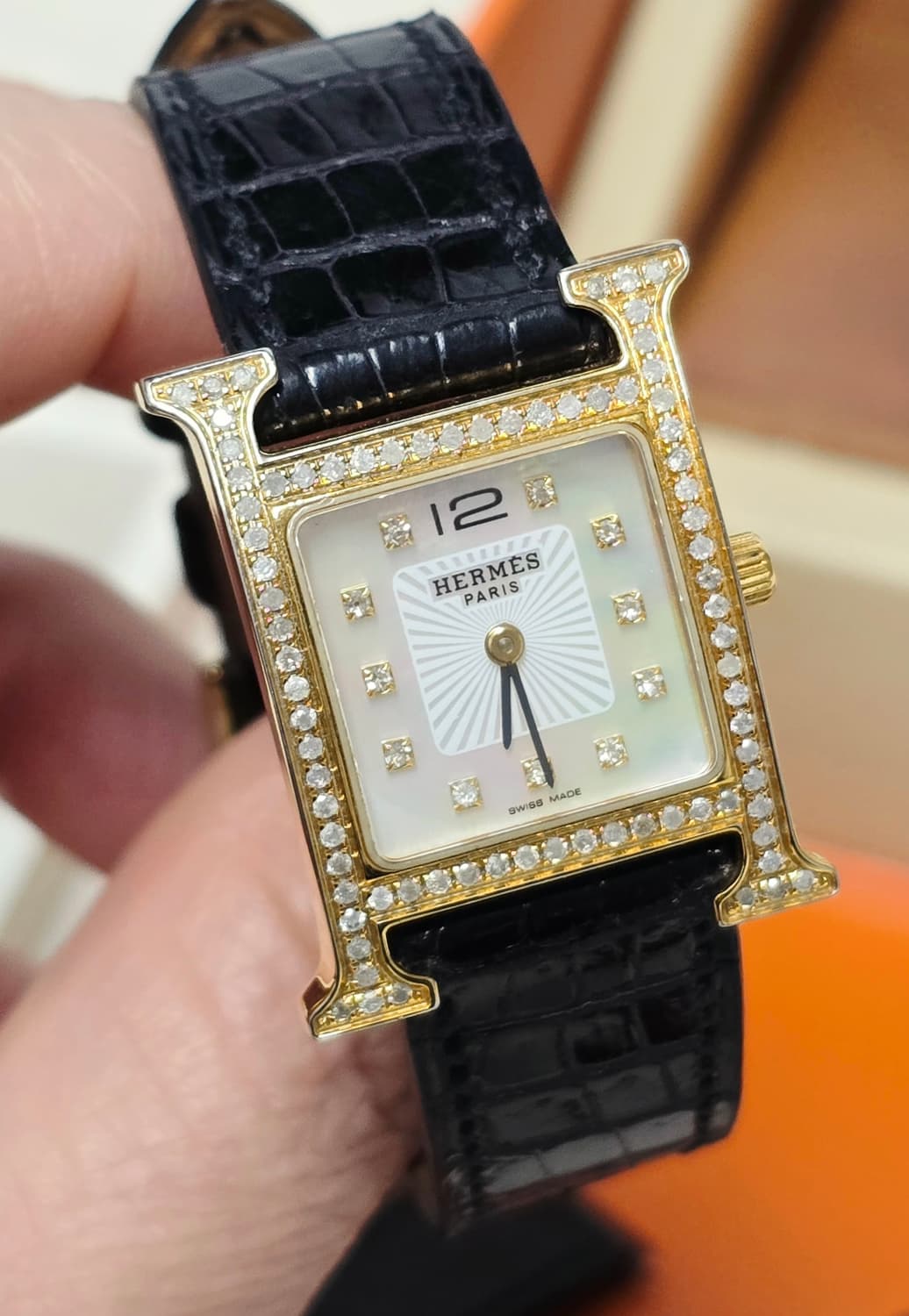 에르메스h아워 HH1.201 디이아시계 정품 여성용 상품이미지1