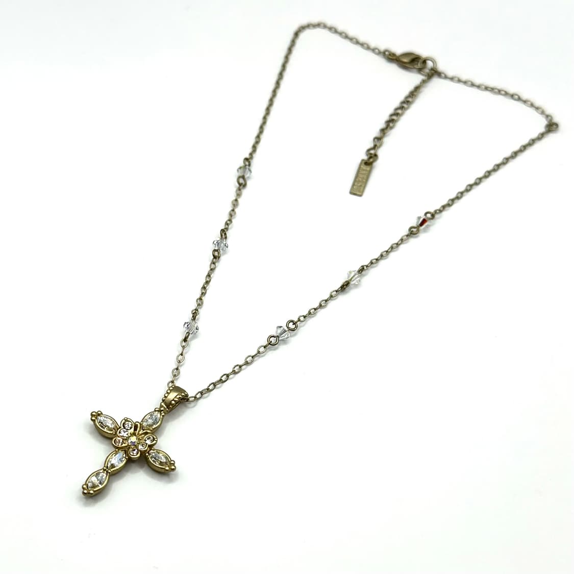 Annasui light gold butterfly cross 상품이미지2