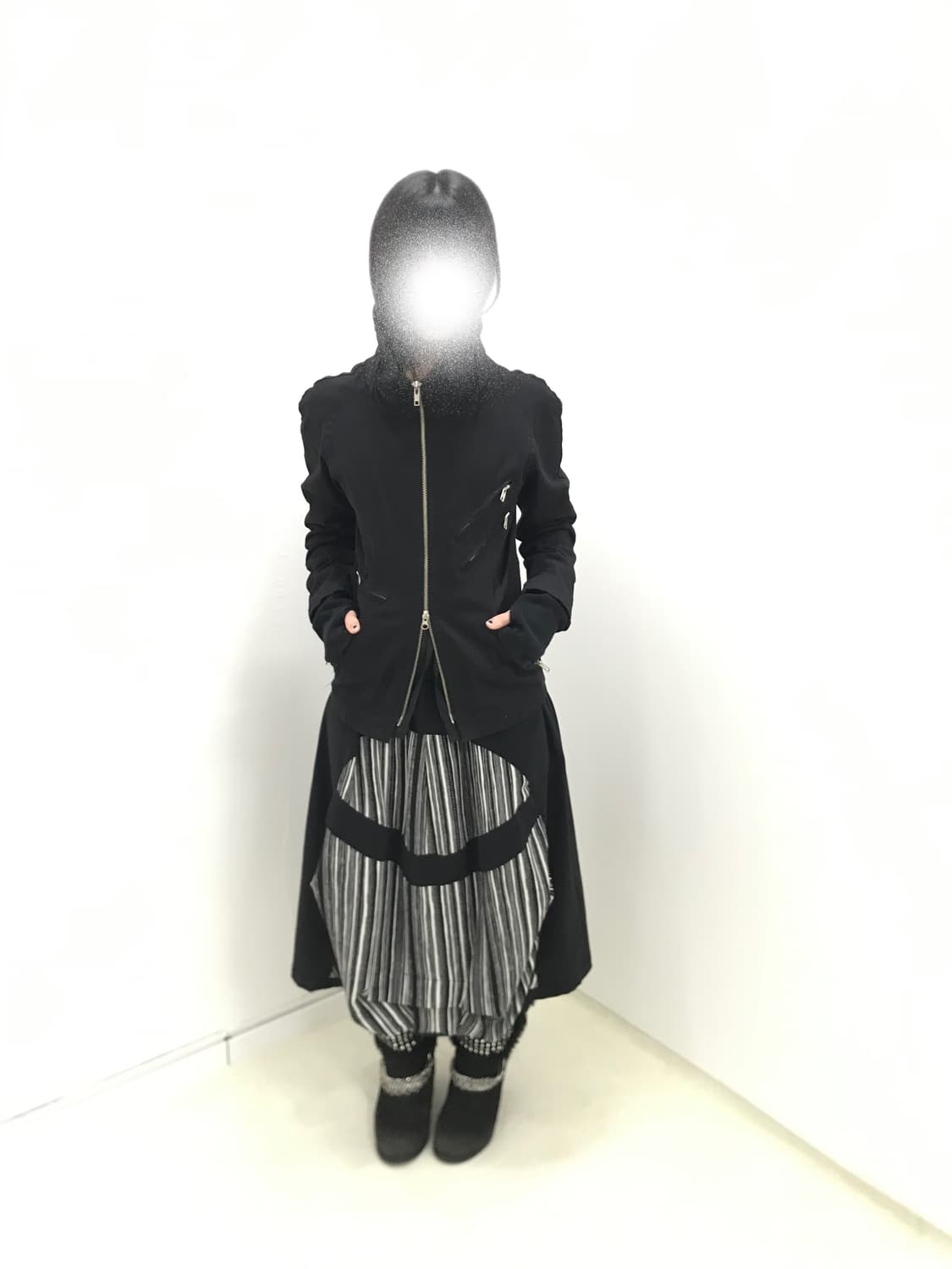 Handwarmer high neck 2way zipper jacket 상품이미지7