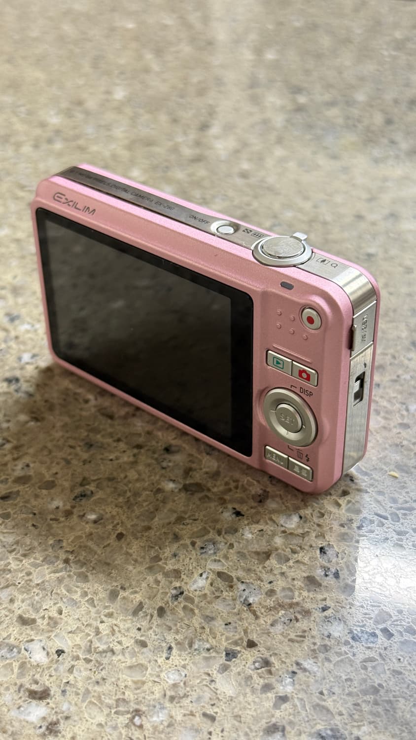 카시오 엑슬림 ex-z80 카리나 선미 디카 베이비 핑크 상품이미지8
