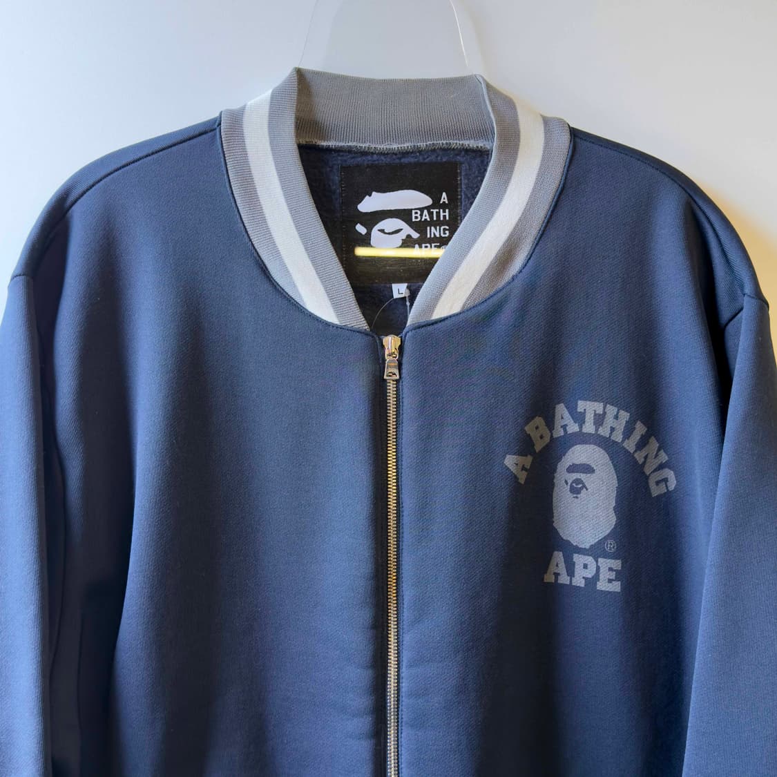 베이프 컬리지 로고 바시티 자켓 상품이미지2