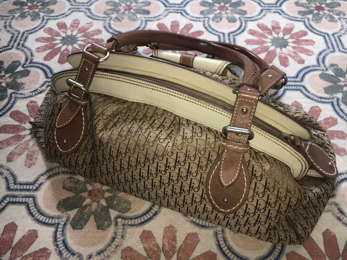 Dior) Oblique Beige Frame Satchel Bag••* 상품이미지4