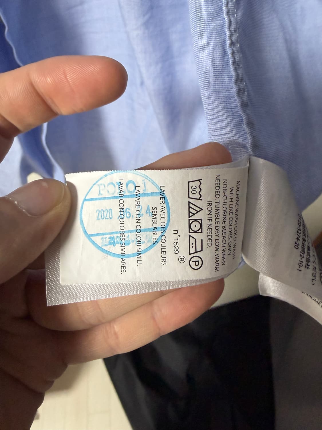 폴로 랄프로렌 남성 셔츠 슬림핏 상품이미지4