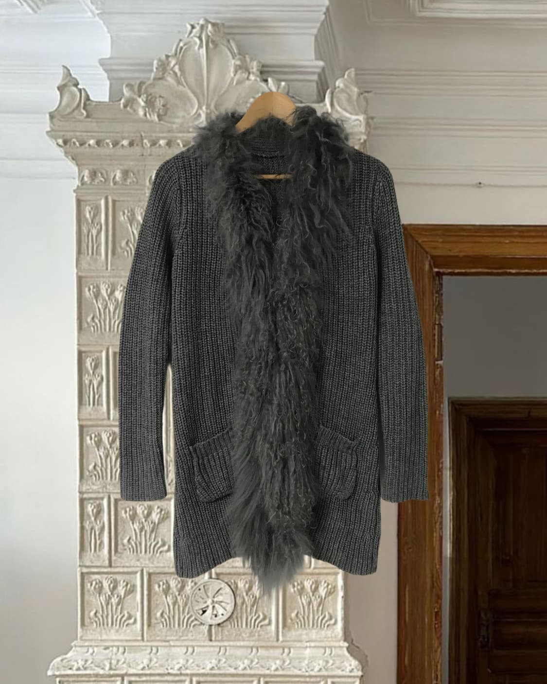 vintage fur cardigan 상품이미지6