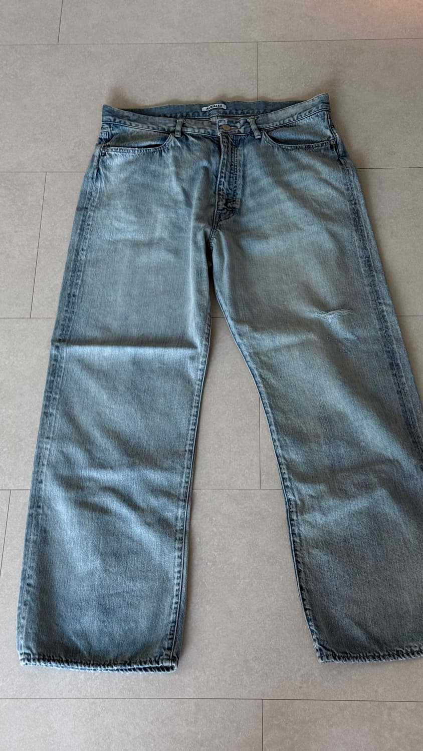26ss 오라리 셀비지 플레어핏 34 상품이미지2