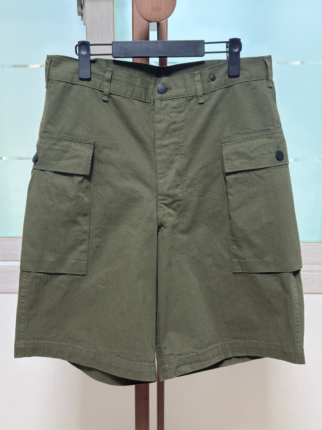 오어슬로우 US 아미 투 포켓 카고 쇼츠: 올리브 / 3 상품이미지1