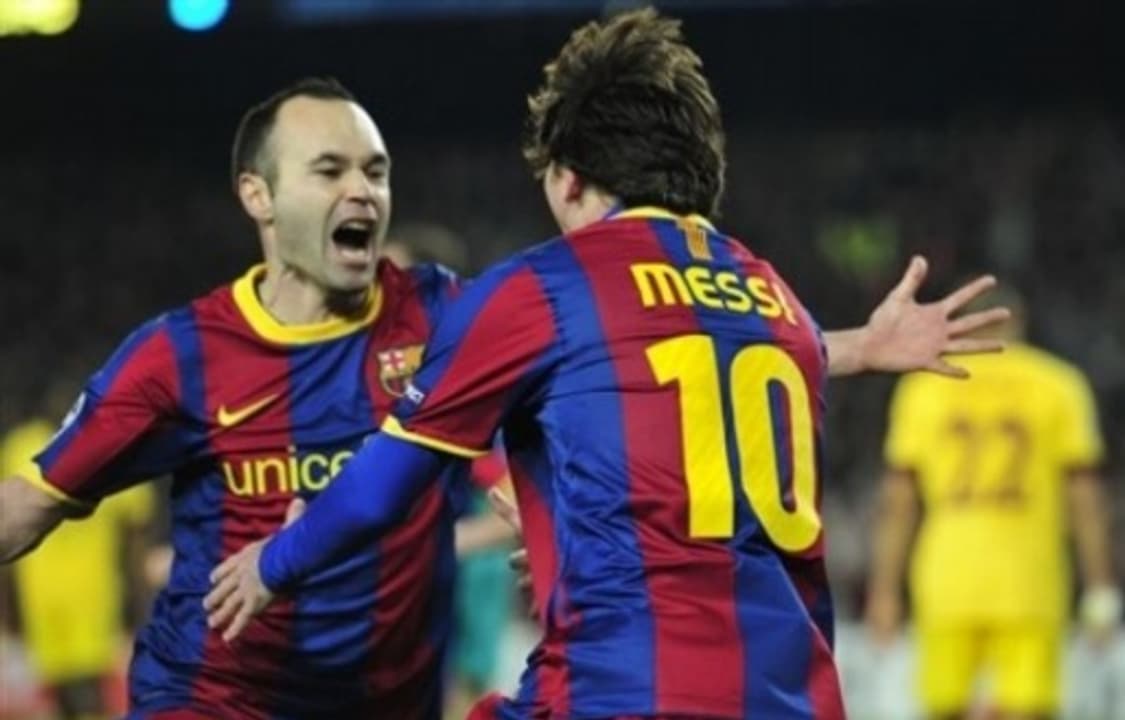 10-11 바르셀로나 홈 챔스결승패치 이니에스타 유니폼 M 레플리카 상품이미지7