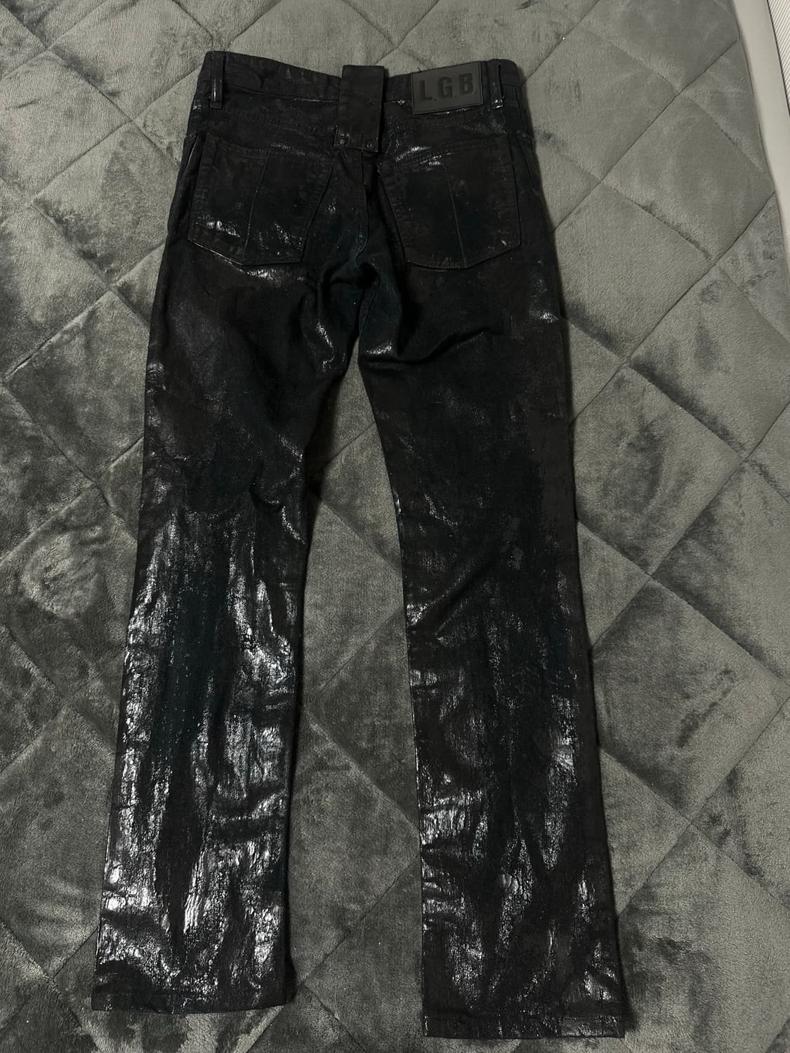 LGB S-wolf 코팅 데님 부츠컷 플레어 스키니 상품이미지2