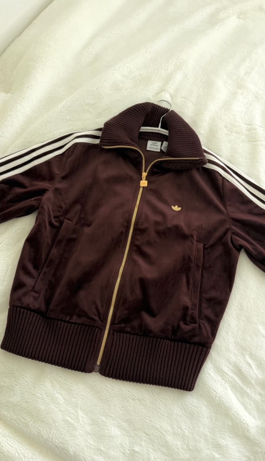 초희귀 모델 아디다스 벨벳 트랙탑 브라운 상품이미지2