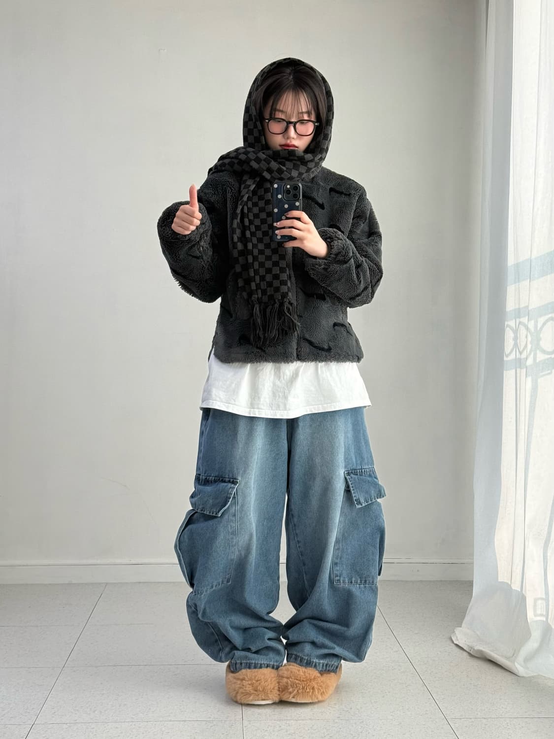 빈티지 데님 카고팬츠 상품이미지5