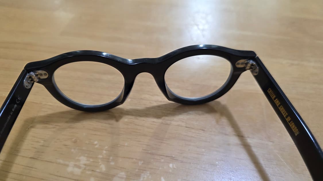 커틀러앤그로스 0737 블랙 뿔테 안경 상품이미지4