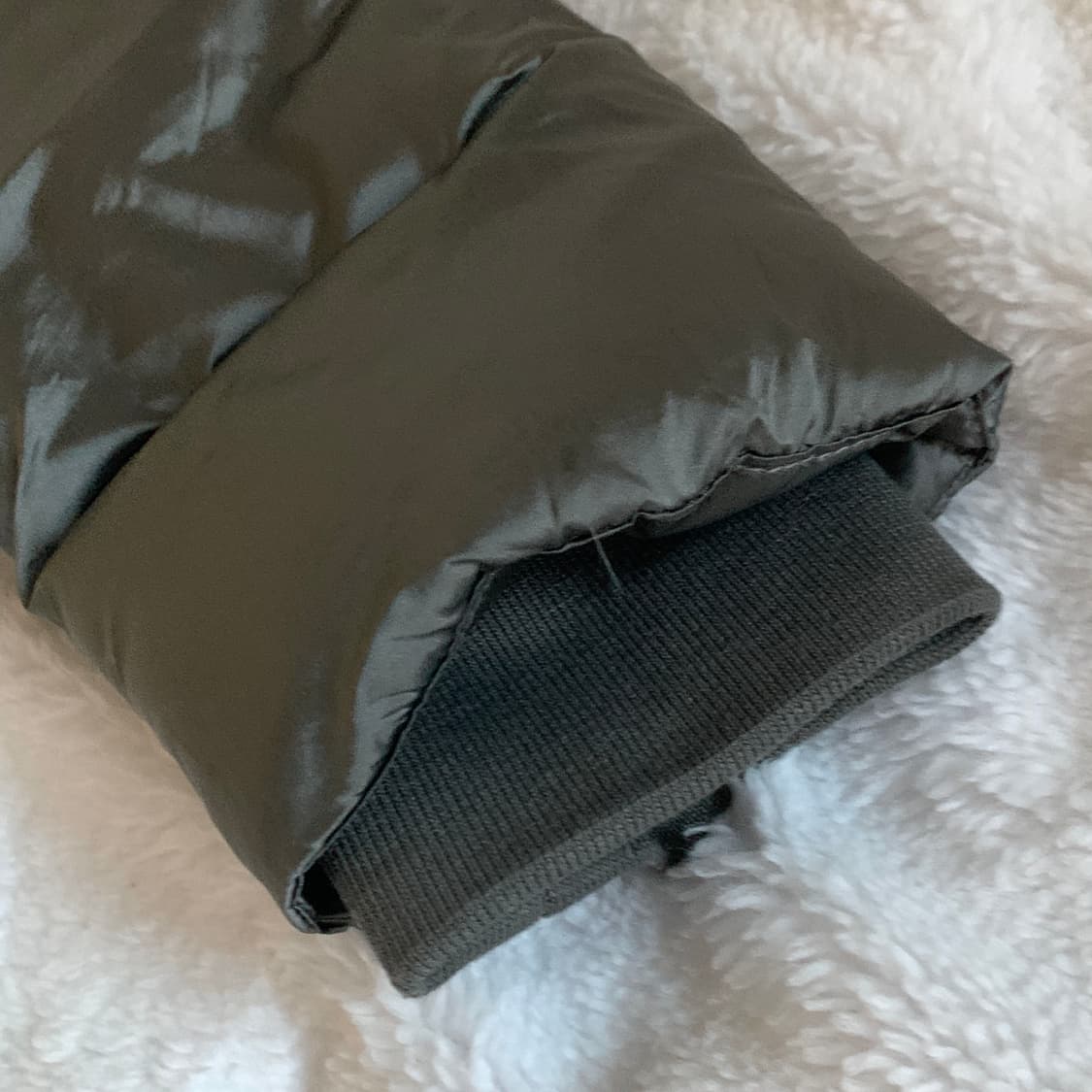 자라 ZARA 실버 그레이 패딩 후드 푸퍼 재킷 상품이미지7