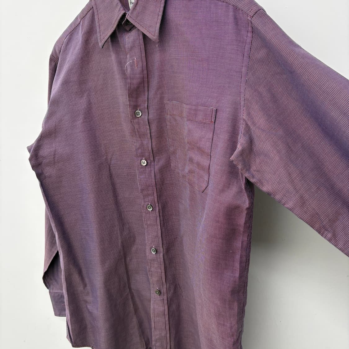 폴스미스 퍼플 긴팔 셔츠 남성 M 상품이미지3