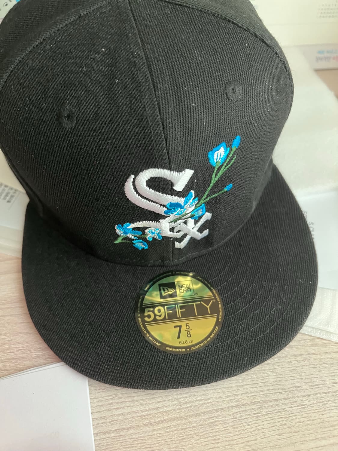 뉴에라 꽃 스냅백 새상품 60.6cm 상품이미지1