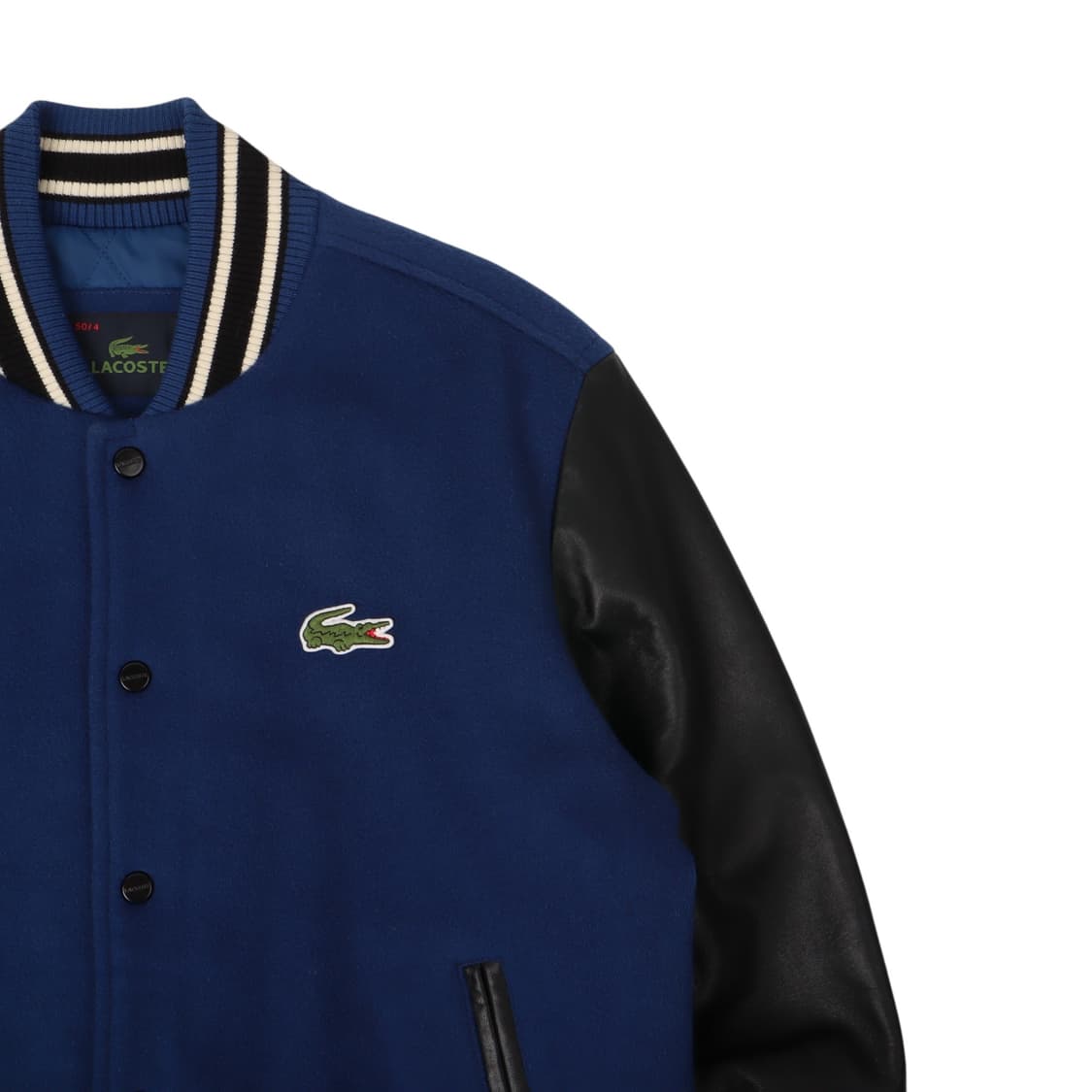 라코스테 울 레더 바시티 자켓 상품이미지3