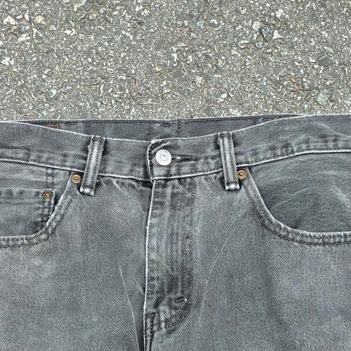 리바이스 517 부츠컷 블랙진 데님팬츠 p515 상품이미지2