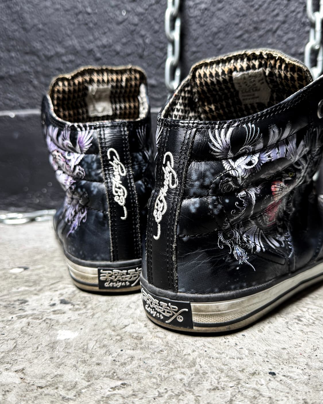 Ed Hardy – Dragon Print High-top Sneaker 상품이미지8