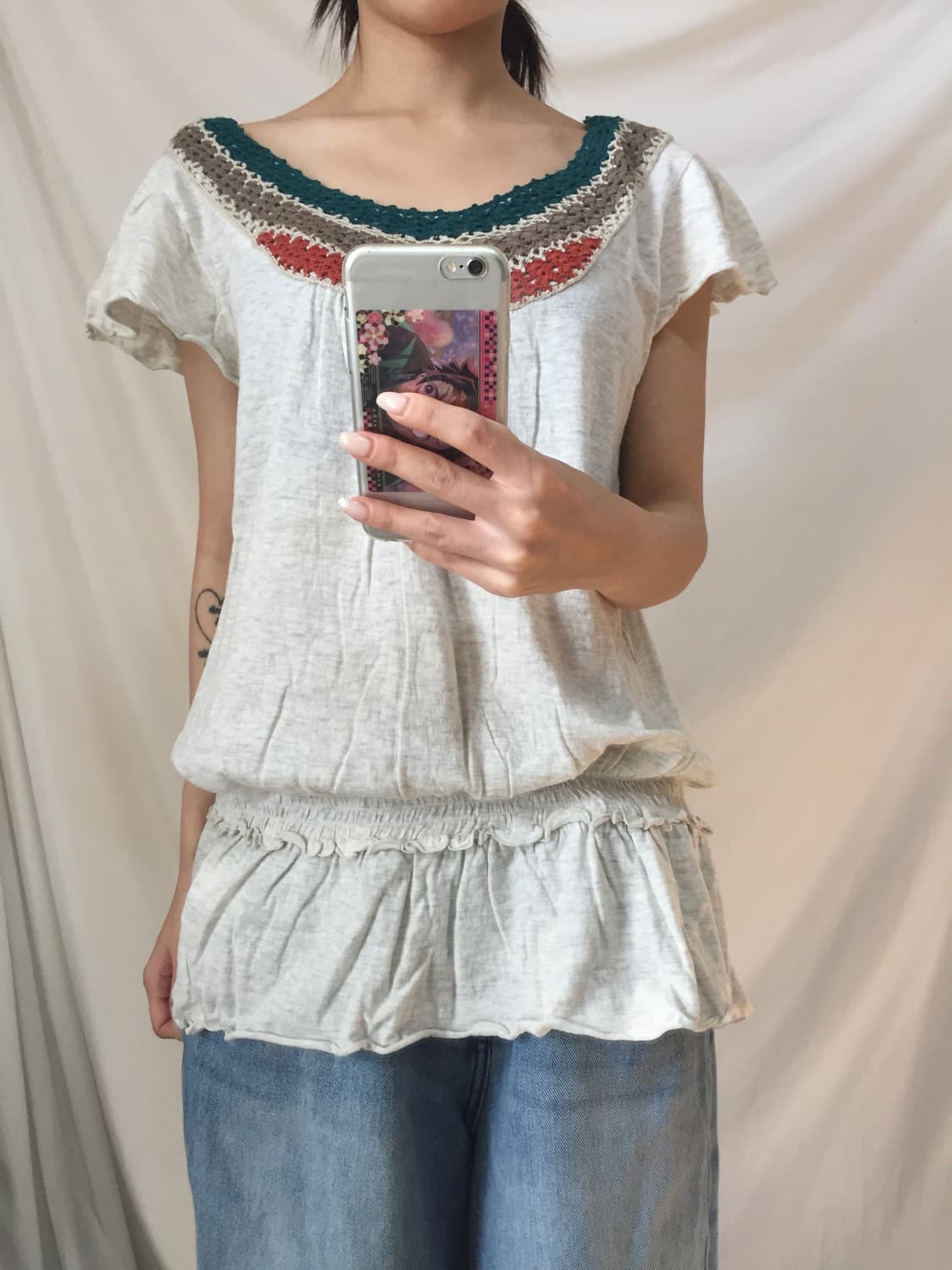 뜨개 디테일 탑 상품이미지7